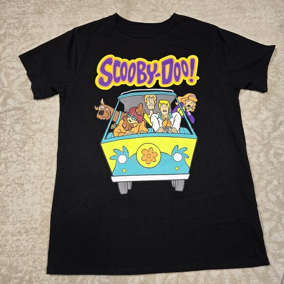 SCOOBY DOO! T-shirt MYSTERY MACHINE Women's Large Big Graphic - Picture 1 of 6